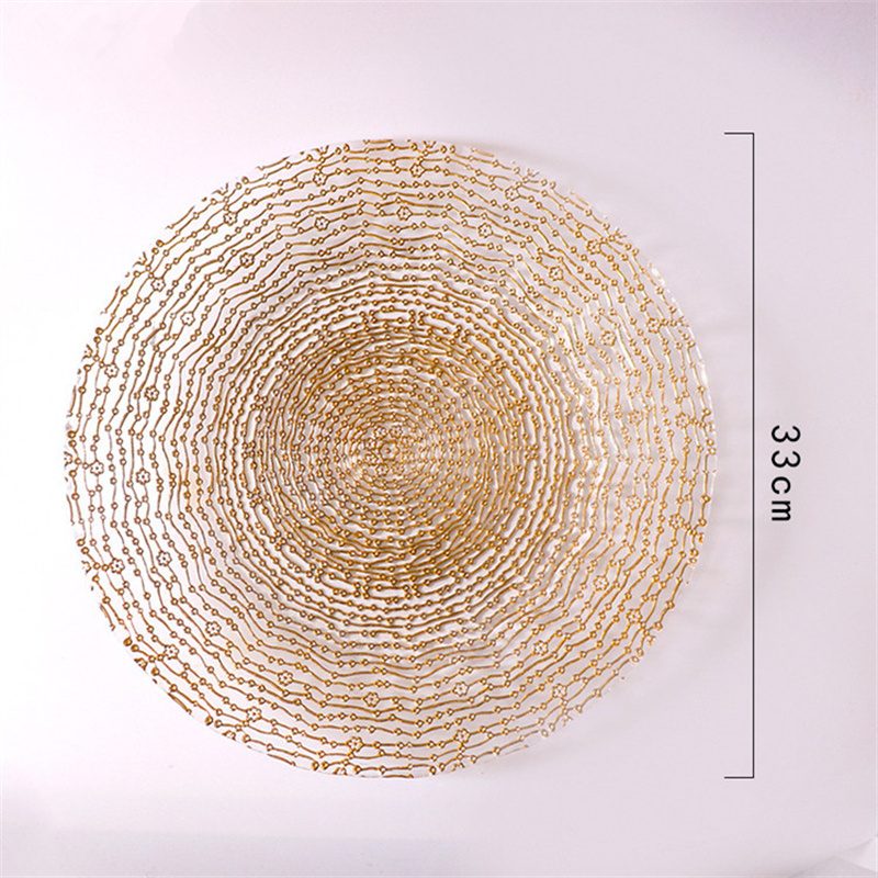 Wholesale Glass Charger Plate PZ-004 - Image 2
